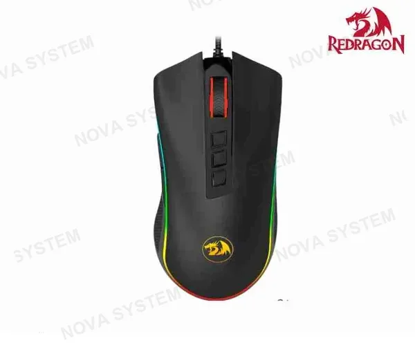 MOUSE MOUSE RED DRAGON COBRA M711 HASTA 10000 DPI, RGB, 9 BOTONES, 7 PROGAMABLES