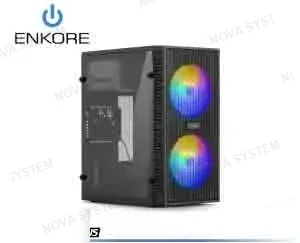 ENKORE CASE KINGDOM ENC 3003R GAMER PSU 230W 2FAN ARGB (D:26.5CM W:16.5CM H:35CM) ENKORE