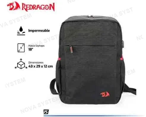 REDRAGON MOCHILA PARA LAPTOP REDRAGON HERACLES GB-82 NEGRO