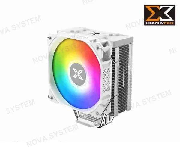 XIGMATEK COOLER DE PROCESADOR XIGMATEK, AIR KILLER S ARCTIC (WH) VENTILADOR X22C PLACA POSTERIOR DE ACERO REFORZADO