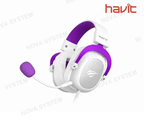 AUDIFONO AUDIFONO HAVIT H2002D METAL BLANCO/MORADO 3.5 MM,NEGRO