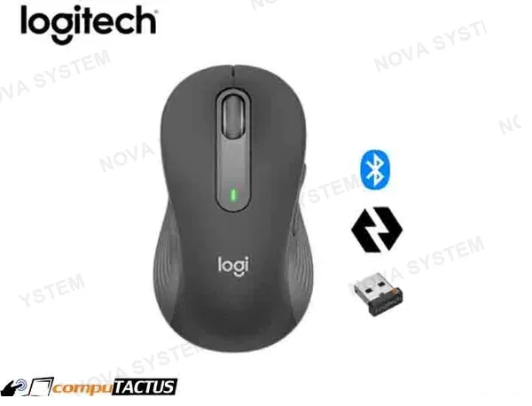 LOGITECH MOUSE LOGITECH SIGNATURE M650L LEFT, ZURDO OPTICO, 4000DPI SILENT WIRELESS, BLUETOOTH BLACK (910-006234)