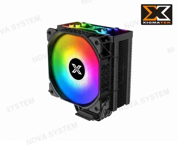 XIGMATEK COOLER DE PROCESADOR XIGMATEK, AIR KILLER PRO, (BK) ILUMINACION ARGB CUBIERTA,VENTILADOR ARGB PWM 12CM X22A, CONTROL ARGB MINI PLACA POSTERIOR DE ACER