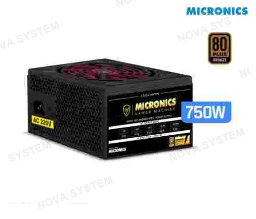 MICRONICS FUENTE DE PODER ATX MICRONICS P600 600W 80+BRONZE PPCFI