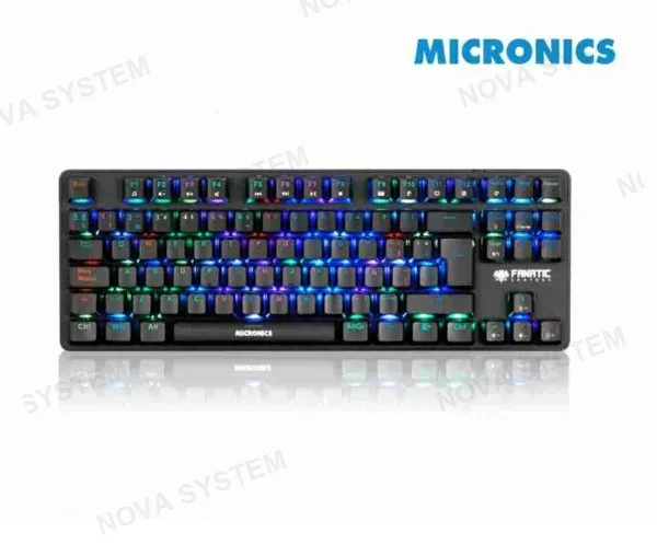 MICRONICS TECLADO MECANICO MICRONICS KRATOSS FK1008 RGB 87 KEYS