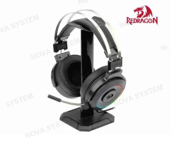 REDRAGON AURICULAR REDRAGON LAMIA 2 CON STAND H320-RGB BLACK SONIDO 7.