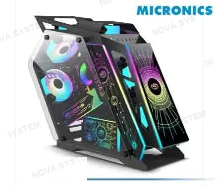 CYBERTEL CASE GAMER TRANSFORMER CBX8118 6 FAN ARGB CYBERTEL BLACK