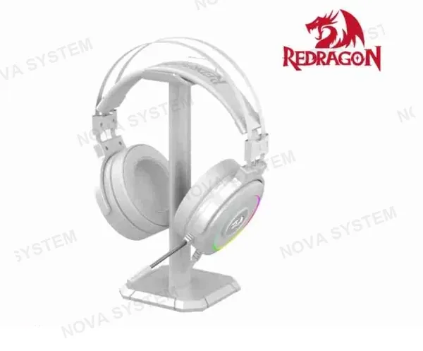 REDRAGON AURICULAR REDRAGON LAMIA 2 WHITE CON STAND H320W-RGB BLANCO, SONIDO