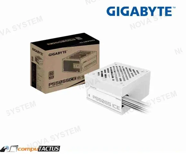 GIGABYTE FUENTE DE PODER GIGABYTE 550W 80+ SILVER ICE (GP- P550SS ICE)
