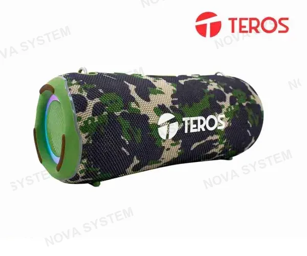 TEROS PARLANTE TEROS TE6046G BT COLOR VERDE MILITAR CAMUFLADO,40 WATTS