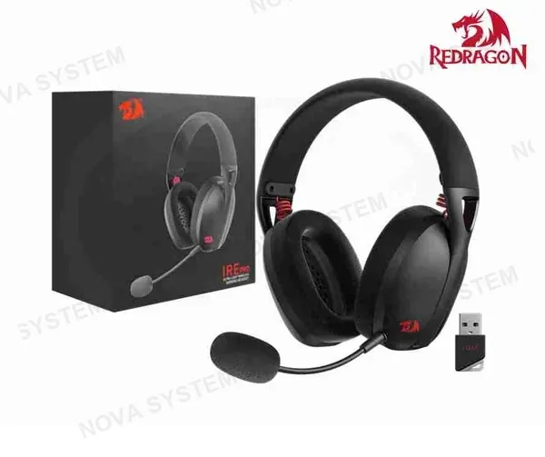 REDRAGON . AUDIFONO GAMER REDRAGON IRE H848 WIRELESS | ULTRA-LIGHT | USB TYPE-C | BLACK