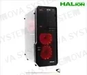 HALION CASE GAMER HALION HUNTER C807 ( SIN FUENTE ) VIDRIO TEMPLADO MOD ATX