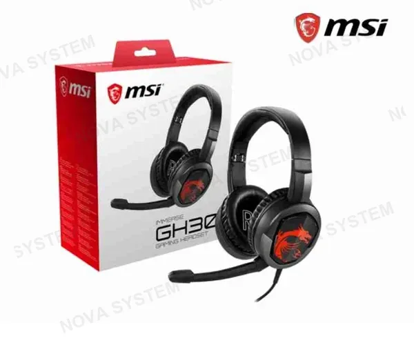 MSI AURICULARES MSI IMMERSE GH30 BLACK