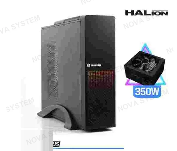 HALION CASE SLIM HALION SUPRA-PRO MICRO ATX S613, F/350W,USB 3.0,USB-C RGB.