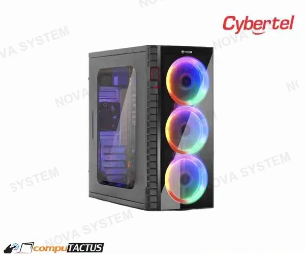 CYBERTEL CASE CYBERTEL XTREME CBX 5034 CYBERMAX + (FUENTE 400 WATS REAL)
