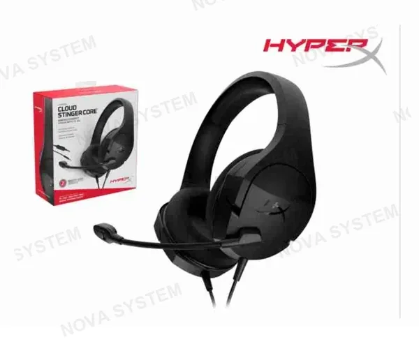 KINGSTON AURICULARES KINGSTON HYPERX CLOUD STINGER CORE 7.1, MICRÓFONO, CONECTOR 3.5MM, NEGRO.