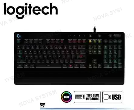 LOGITECH TECLADO GAMER LOGITECH G213 PRODIGY, MULTIMEDIA, USB, TECLAS ILUMINADAS RGB,(920- 008084)