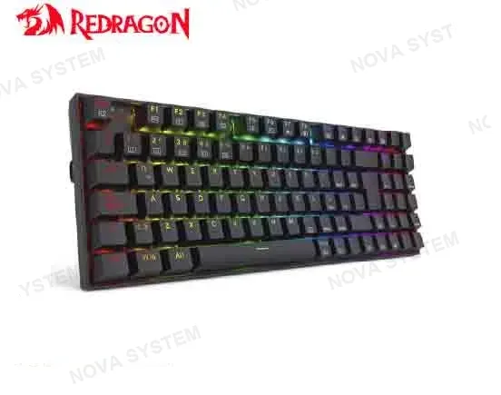 REDRAGON TECLADO REDRAGON ZIGGS BLACK K669-RGB-SP SWITCH RED ESPAÑOL 90%