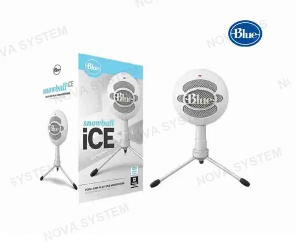 MICROFONO MICROFONO BLUE SNOWBALL ICE USB CARDIOID WHITE (988-000070)
