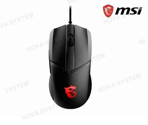 MSI MOUSE ÓPTICO GAMER MSI CLUTCH GM41 LIGHTWEIGHT, HASTA 16000DPI, USB 2.0, 6-BOTONES, NEGRO.