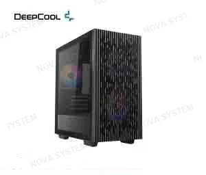 CASE CASE DEEPCOOL MATREXX 40, 3FS S/F VIDRIO TEMPLADO, LED RGB NEGRO