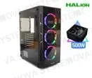 HALION CASE HALION MERCURY 2103 + (FUENTE 500WATS REAL) 3 COOLER RGB VT