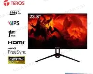 TEROS MONITOR PLANO TEROS TE-2417S 24" FHD IPS 144HZ 1920X1080 HDMI DP VESA FREESYNC