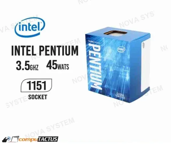 INTEL PROCESADOR INTEL PENTIUM G4560, 3.5GHZ, 3MB L3, LGA1151, 54W, 14NM, CAJA.