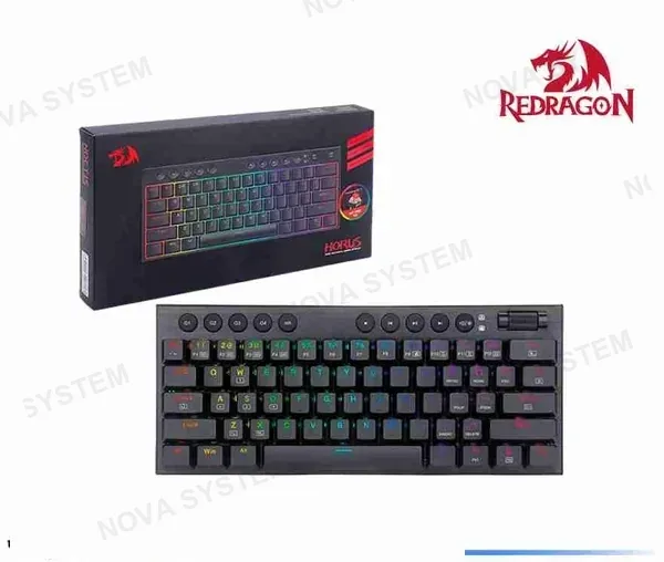 REDRAGON TECLADO REDRAGON HORUS MINI PRO K632-RGB BLACK MECANICO SWITCH RED 60% INGLES
