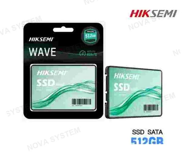 HIKSEMI DISCO SOLIDO SSD HIKSEMI WAVE 512GB/3D SATA III 6GB/S 530MB ESCRITURA