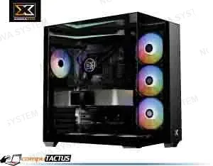 XIGMATEK . CASE XIGMATEK AQUA V AIR (BK) ATX, U3X2+TIPO C, 2PCS TG, 6 VENTILADORES Z22A ARGB KIT DE CONTROL REMOTO ARGB CONTROL REMOTO
