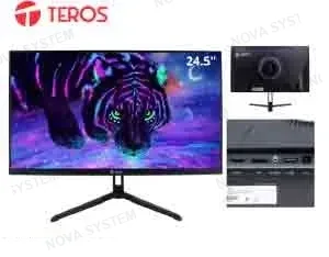 TEROS MONITOR PLANO GAMING TEROS TE-2475G, 24.5" FHD VA, 180HZ, 1MS, HDMI, DP, AUDIO, USB