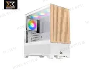 XIGMATEK CASE XIGMATEK, ENDORPHIN WD ARCTIC, (WH) EATX. PANEL FRONTAL MADERA, LAT VIDRIO TEMPLADO, 4 VENTILADORES ARGB 12CM S20A, ARGB, 1USB 3.0, 1USB TIPO C