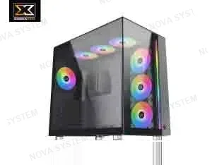 XIGMATEK CASE XIGMATEK, AQUA ULTRA AIR, (BK) EATX. PANEL FRONTAL Y LAT VIDRIO TEMPLADO, 7 VENTILADORES ARGB 12CM Z22A, ARGB, 2USB 3.0, 2 USB 2.0, 1USB TIPO C