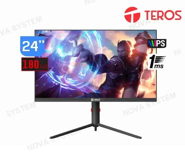 TEROS MONITOR PLANO GAMING TEROS TE-2474G, 24.5" FHD IPS, 180HZ, 1 MS, HDMI, DP
