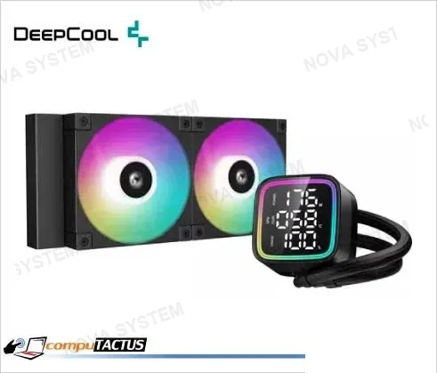 REFRIGERACION REFRIGERACION LIQUIDA DEEPCOOL LP240, PANTALLA, ARGB R-LP240-BKMSN-G