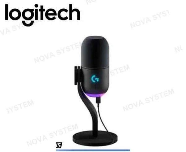 LOGITECH MICROFONO LOGITECH YETI GX SUPERCARDIOID USB P/STREAMING RGB LIGHTSYNC BLACK (988-000568)