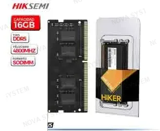 MEMORIA MEMORIA PARA LAPTOP, HIKSEMI, HIKER 16GB DDR5 4800MHZ SODIMM