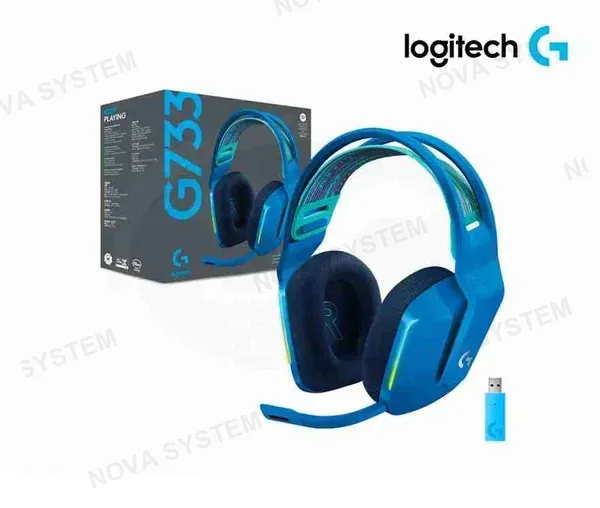 LOGITECH AURICULAR GAMING WIRELESS LOGITECH G733 RGB BLUE (981-000942)