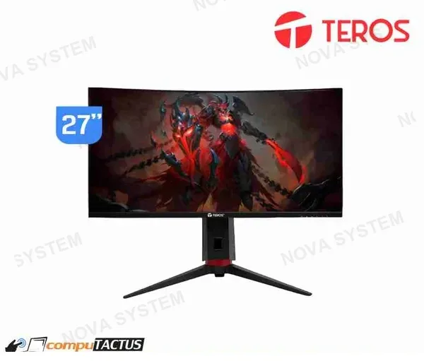 TEROS MONITOR CURVO TEROS TE-2764G, 27" FHD VA, 240 HZ, 1MS, HDMI, DP