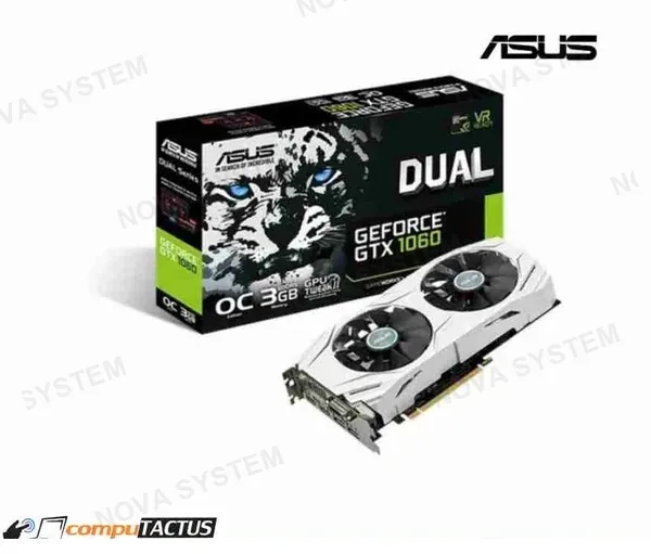 ASUS VIDEO ASUS 1060 GTX 3GB DUAL-GTX-1060-03G (OEM USADO SIN CAJA)