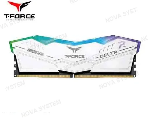 MEMORIA MEMORIA 16GB DDR5 BUS 6000MHZ TEAMGROUP T- FORCE DELTA WHITE CL38-38-78 1.25V