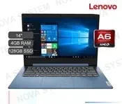 LENOVO LAPTOP LENOVO IDEAPAD, AMD A6, 4GB, 128GB SSD, 14", WIN 10 S 81VU000JUS