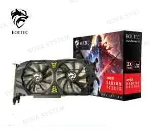 TARJETA TARJETA DE VIDEO BOETEC RADEON RX580S 16GB GDDR5, 2XFAN