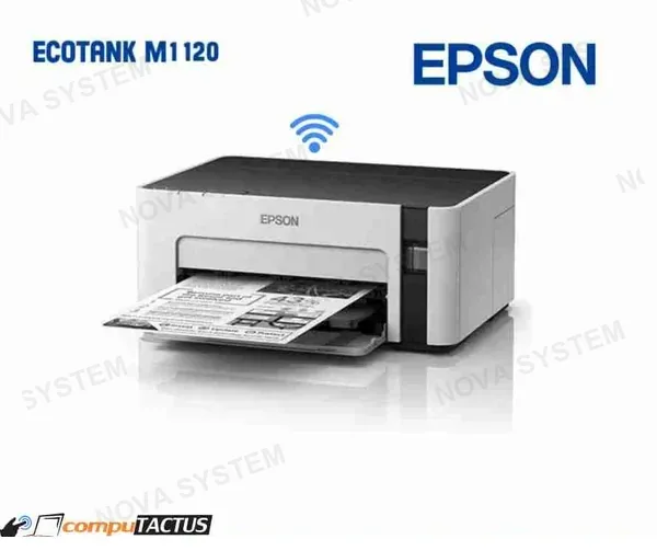 EPSON IMPRESORA EPSON ECOTANK M1120 MONOFUNCION SISTEMA CONTINUO WIFI, IMP COLOR NEGRO