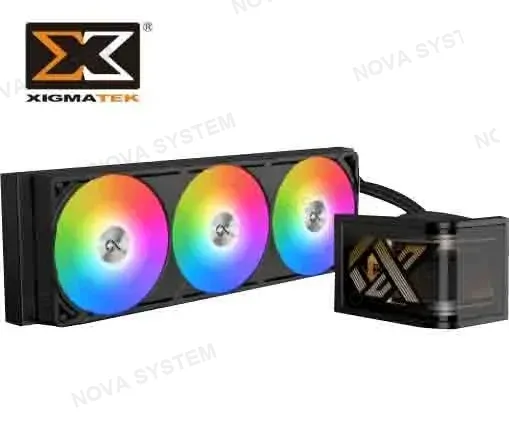 XIGMATEK REFRIGERACION LIQUIDA XIGMATEK CONNECT ULTRA 360 (BK), ARGB, CABEZAL BOMBA AMOLED CURVO, MINICONTROLADOR ARGB (8371)