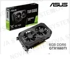 ASUS VIDEO VGA ASUS NVIDIA GEFORCE GTX 1660 TI EVO TOP TUF GAMING 6GB GDDR6, TUF-GTX1660TI-T6G-EVO- GAMING