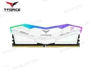 MEMORIA MEMORIA RAM TEAMGROUP DELTA RGB DDR5 BLANCO, 32GB DDR5-6000MHZ, PC5-48000, CL38, 1.35V