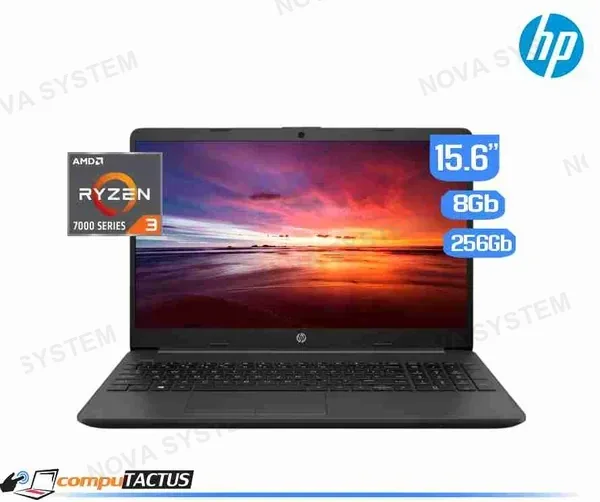 HP LAPTOP HP 255 G10 AMD RYZEN 3 7320U 4.1GHZ 8GB 256GB 15.6" LCD LED HD SVA A9BS1LT