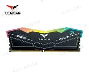 MEMORIA MEMORIA RAM TEAMGROUP DELTA RGB DDR5 NEGRO, 32GB DDR5-6000MHZ, PC5-48000, CL38, 1.35V